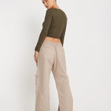 Bon Long Sleeve Top in Olive