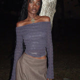 Celina Puffball Mini Skirt in Dark Brown Tailoring