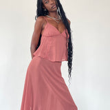 Melly Chiffon Cami Top in Dessert Sand