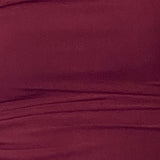 Nauri Mesh Bardot Top in Maroon