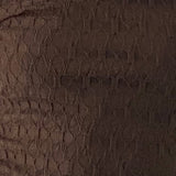 Neira Long Sleeve Bardot Top in Textured Knit Mocha