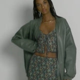 Henry Cropped Cardi in Folk Floral