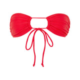 Racola Bikini Top in Scarlet Red